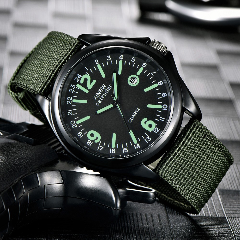 Smartwatch Watches For Men - Jam tangan kuarsa militer pria, arloji