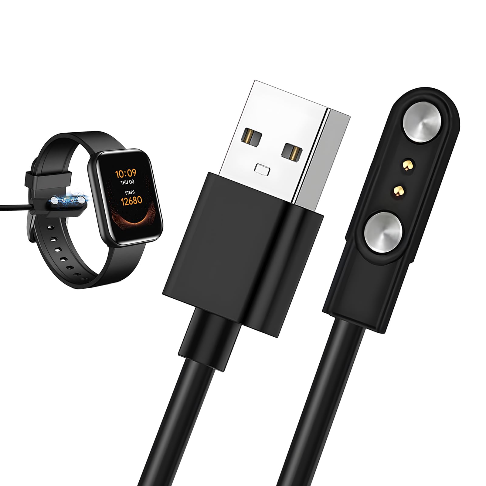 Smartwatch English - Kabel Pengisi Daya Magnetik, Pengisi Daya