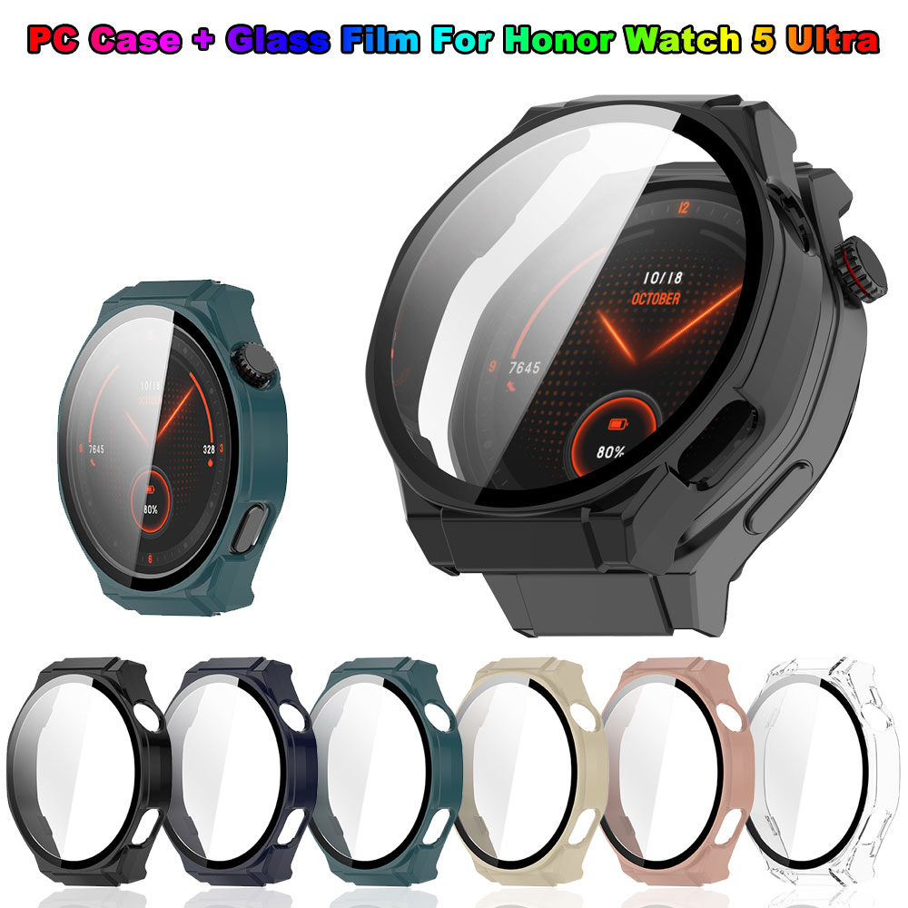 Smartwatch English - Casing PC + Kaca Tempered untuk