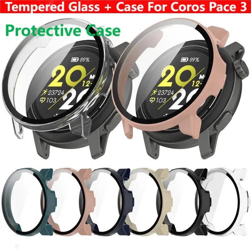 Smartwatch English - Kaca Tempered + casing untuk Coros