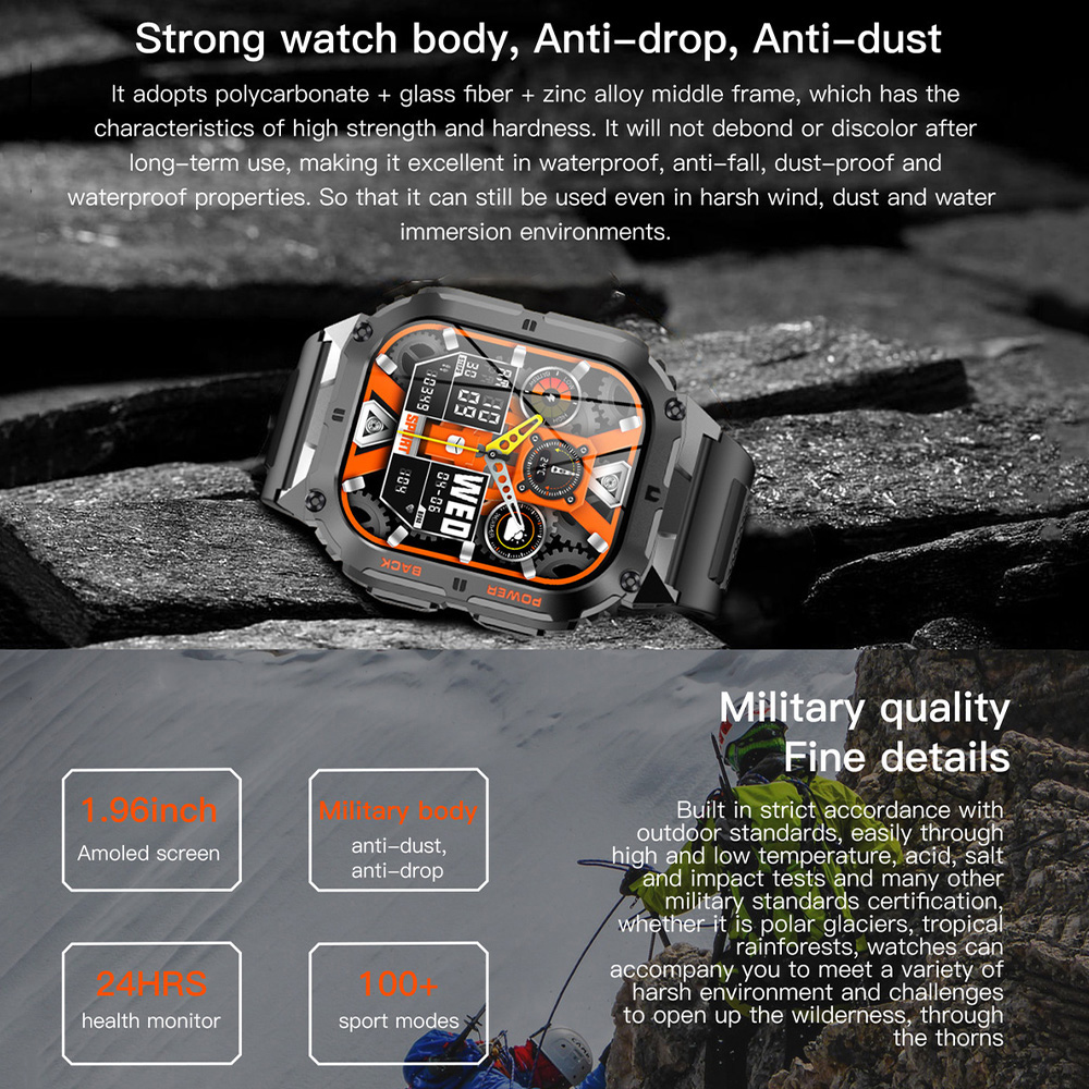 K61 Pro Jam Tangan Pintar Pria - Smartwatch Digital Watches For Women ulasan dan harga