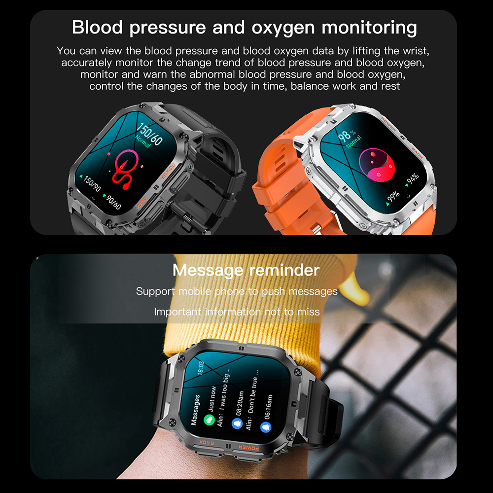 K61 Pro Jam Tangan Pintar Pria - Smartwatch Digital Watches For Women ulasan dan harga