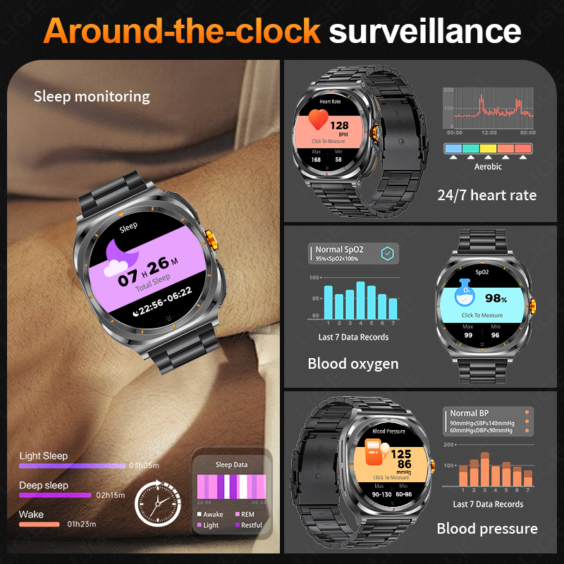 LIGE 2025 Jam Tangan Earphone  - Smartwatch Health Watches For Women ulasan dan harga