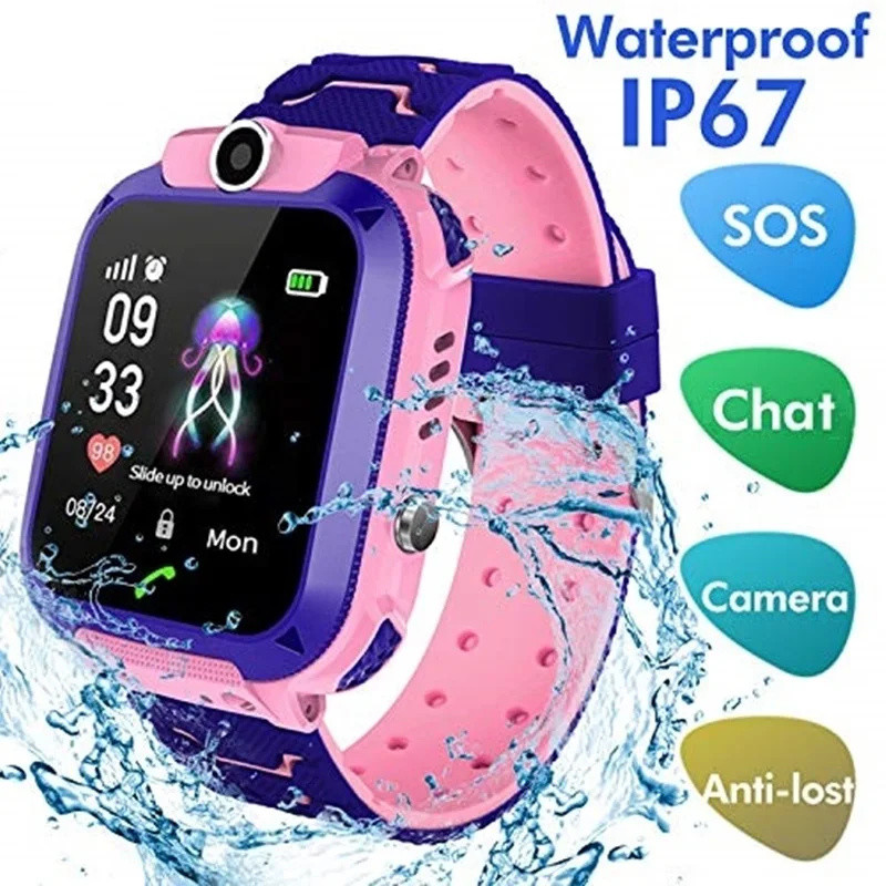 Jam tangan pintar anak, 2G pan - Smartwatch Digital Watches For Kids ulasan dan harga