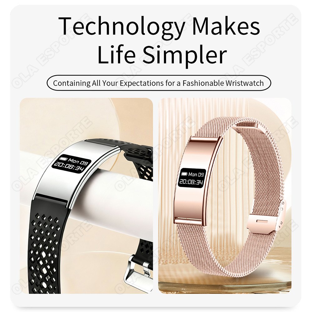 Gelang Pintar Baru Pemantau De - Couple Watches Smartwatch ulasan dan harga