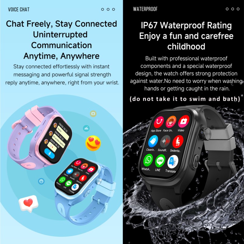 Jam Tangan Pintar Anak 4G deng - Smartwatch Digital Watches For Kids ulasan dan harga