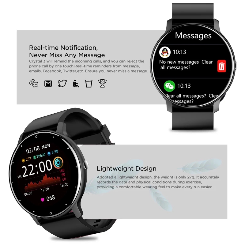 Jam Tangan Pintar LIGE 2026 Wa - Watch Iwo ulasan dan harga