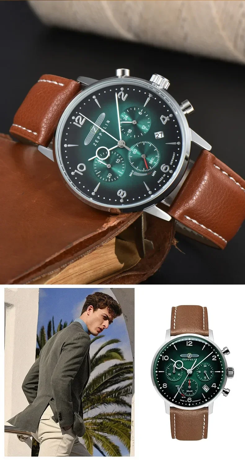 Jam Tangan Kulit Kuarsa Kronog - Smartwatch Trending Watches For Men ulasan dan harga
