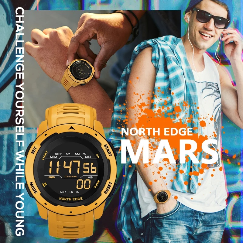 Jam Tangan Pintar NORTH EDGE u - Smartwatch Digital Watches For Women ulasan dan harga