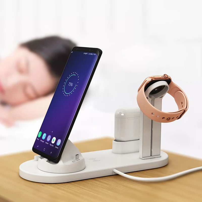 Pengisi Daya Nirkabel 3 in 1 U - Watch Watch Xs ulasan dan harga