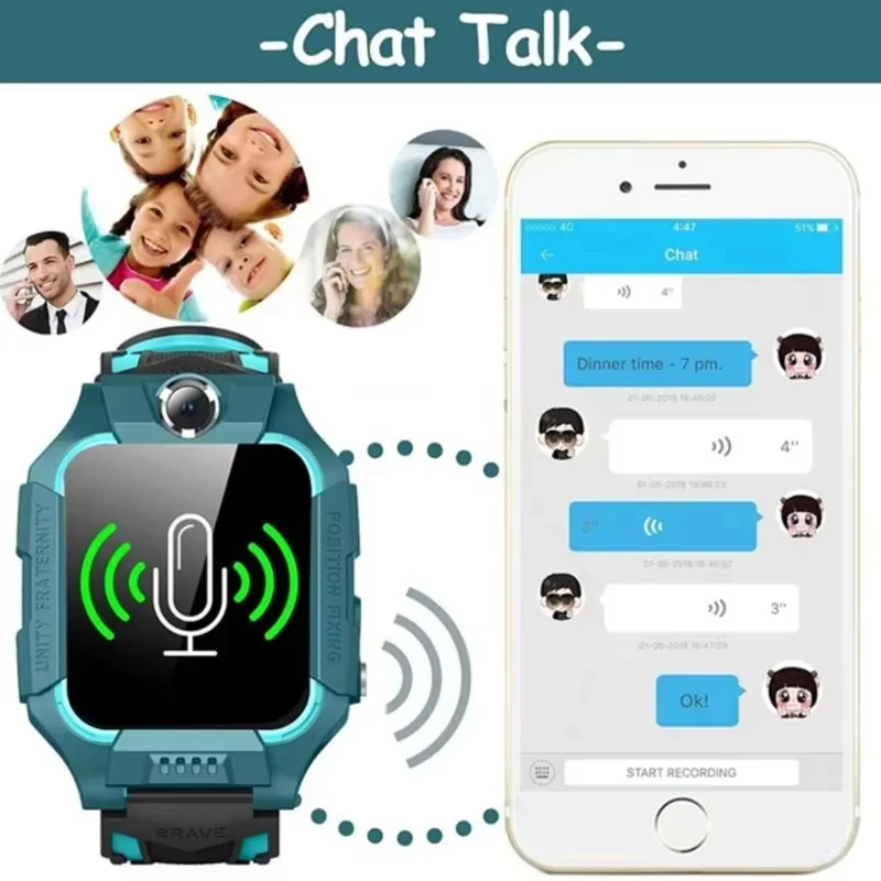 Jam tangan pintar anak, arloji - Smartwatch Digital Watches For Kids ulasan dan harga