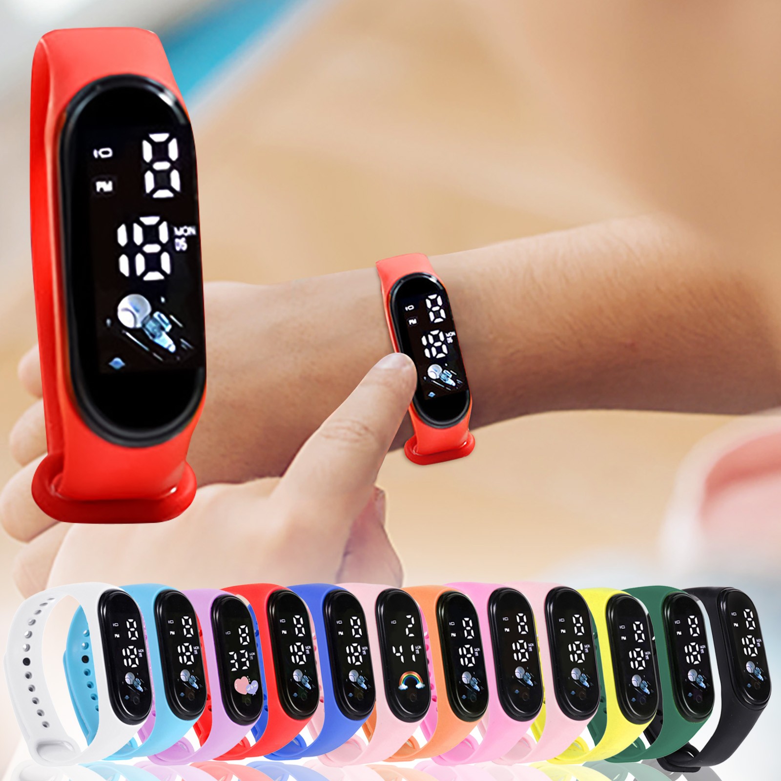 Jam Tangan Pintar Kawaii untuk - Smartwatch Digital Watches For Kids ulasan dan harga