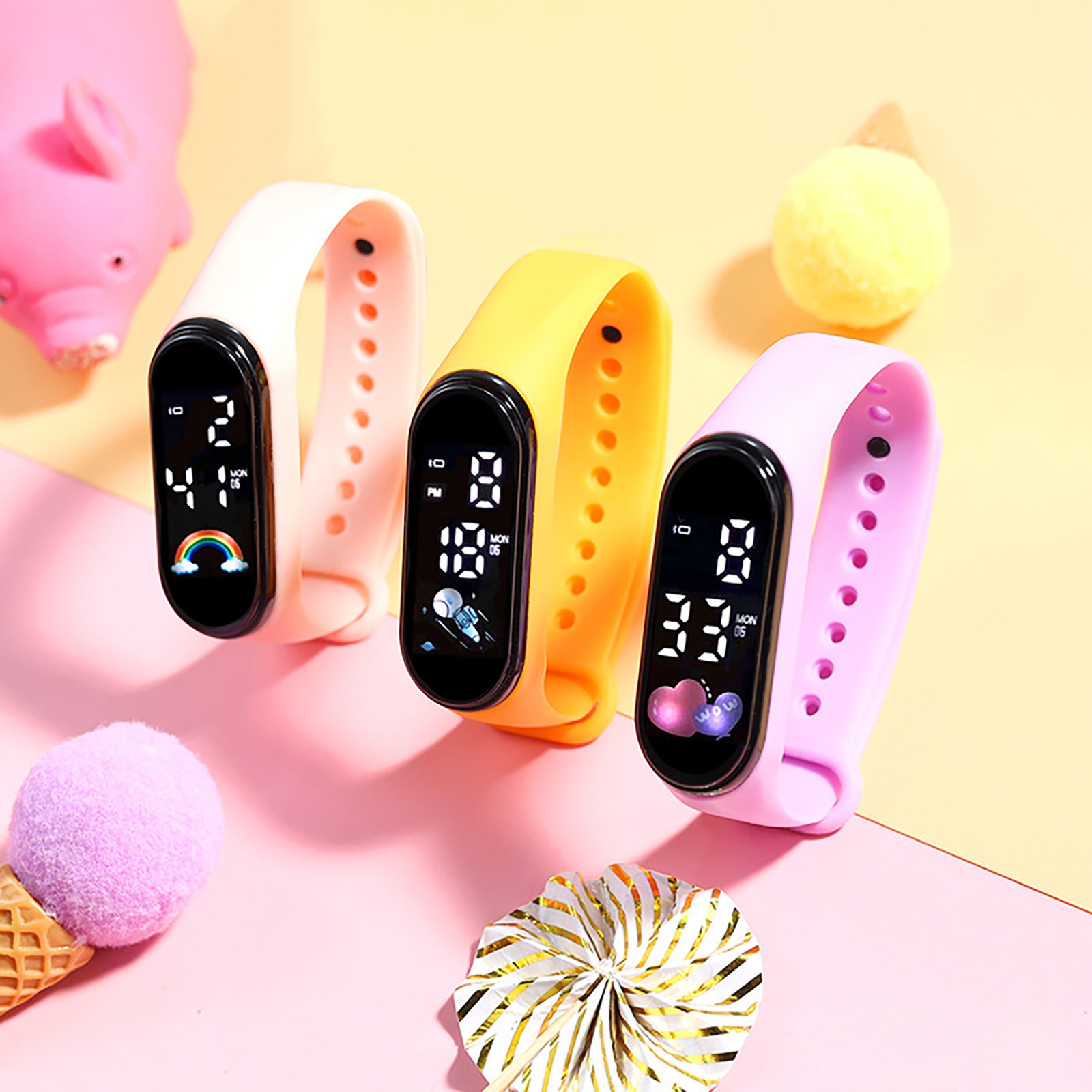 Jam Tangan Pintar Kawaii untuk - Smartwatch Digital Watches For Kids ulasan dan harga