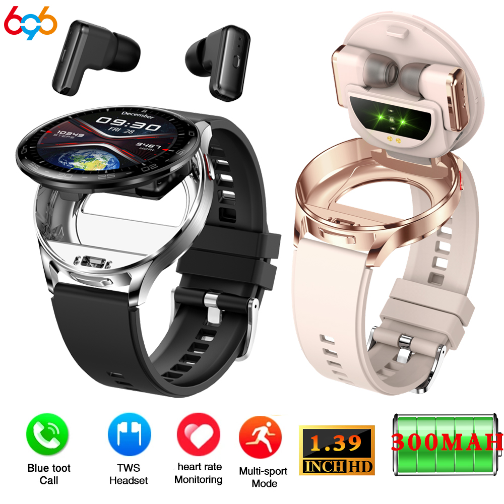 Jam tangan pintar TWS 2 In 1 1 - Smartwatch Noise Watches ulasan dan harga