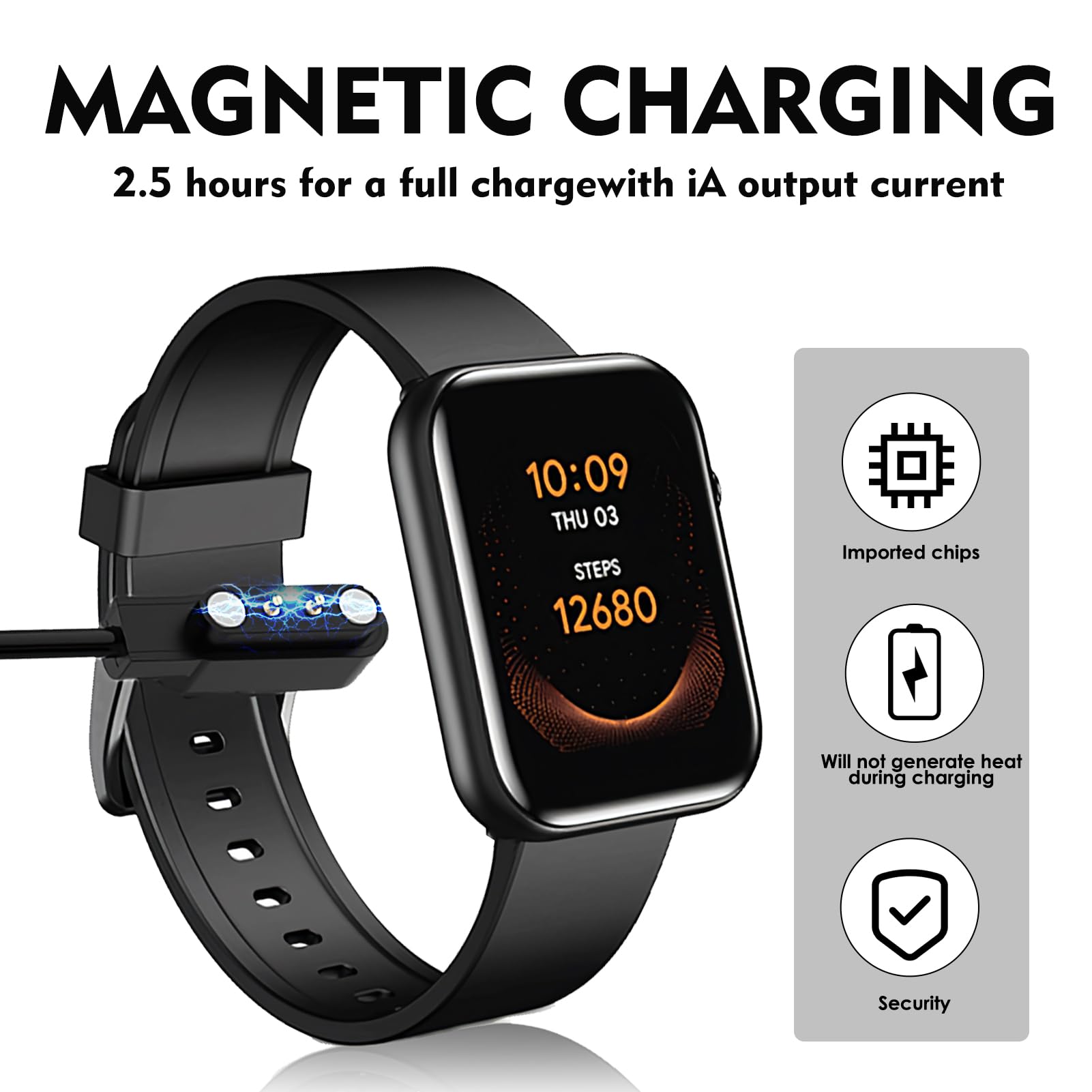 Kabel Pengisi Daya Magnetik, P - Smartwatch English ulasan dan harga