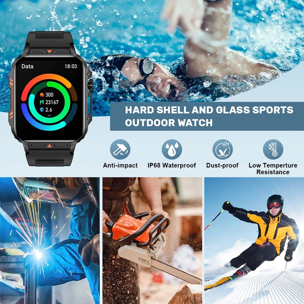 LIGE jam tangan pintar layar 1 - Smartwatch Health Watches For Women ulasan dan harga