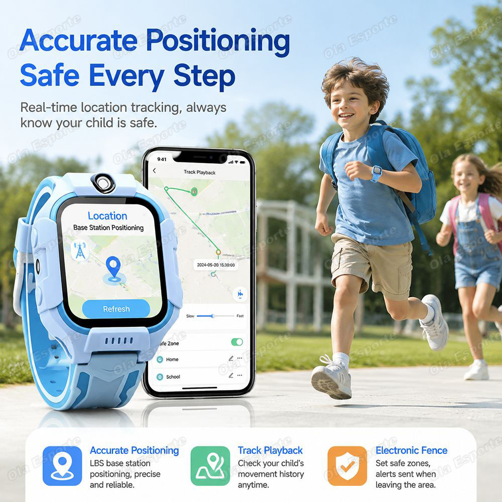 Jam Tangan Pintar Anak 2G/5G B - Smartwatch Watches Gift For Boys With Gps ulasan dan harga