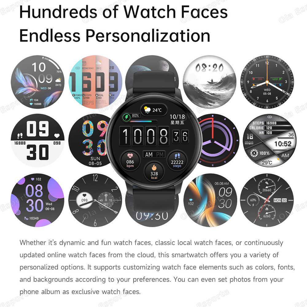 Jam Tangan Pintar Olahraga Bar - Smartwatch Health Watches For Women ulasan dan harga
