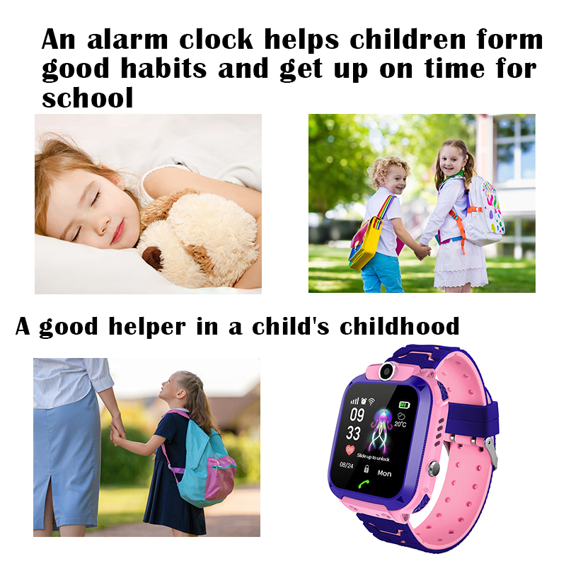 Jam Tangan Pintar Anak Q12B de - Smartwatch Watches Gift For Boys With Gps ulasan dan harga