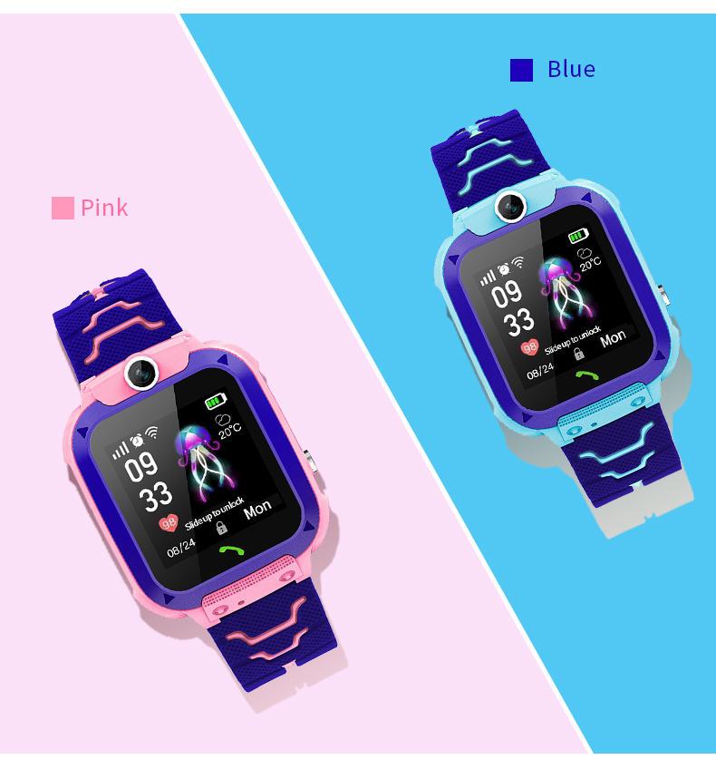 Jam Tangan Pintar Anak Q12B de - Smartwatch Watches Gift For Boys With Gps ulasan dan harga