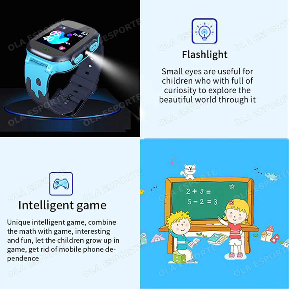 Jam Tangan Pintar Anak 2025 La - Smartwatch Watches Gift For Boys With Gps ulasan dan harga
