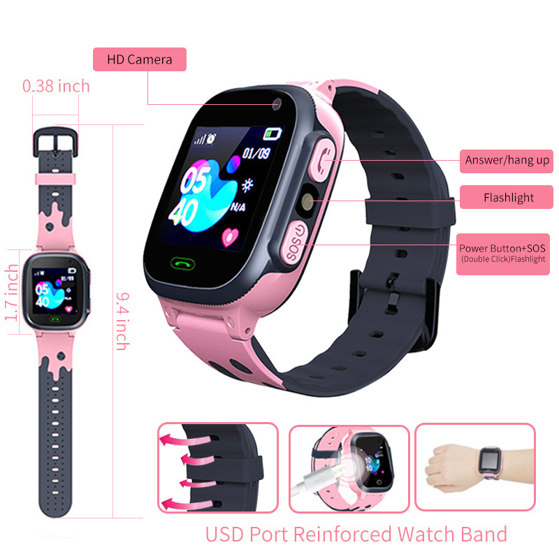 Jam Tangan Pintar Anak Jam Tan - Smartwatch Digital Watches For Kids ulasan dan harga
