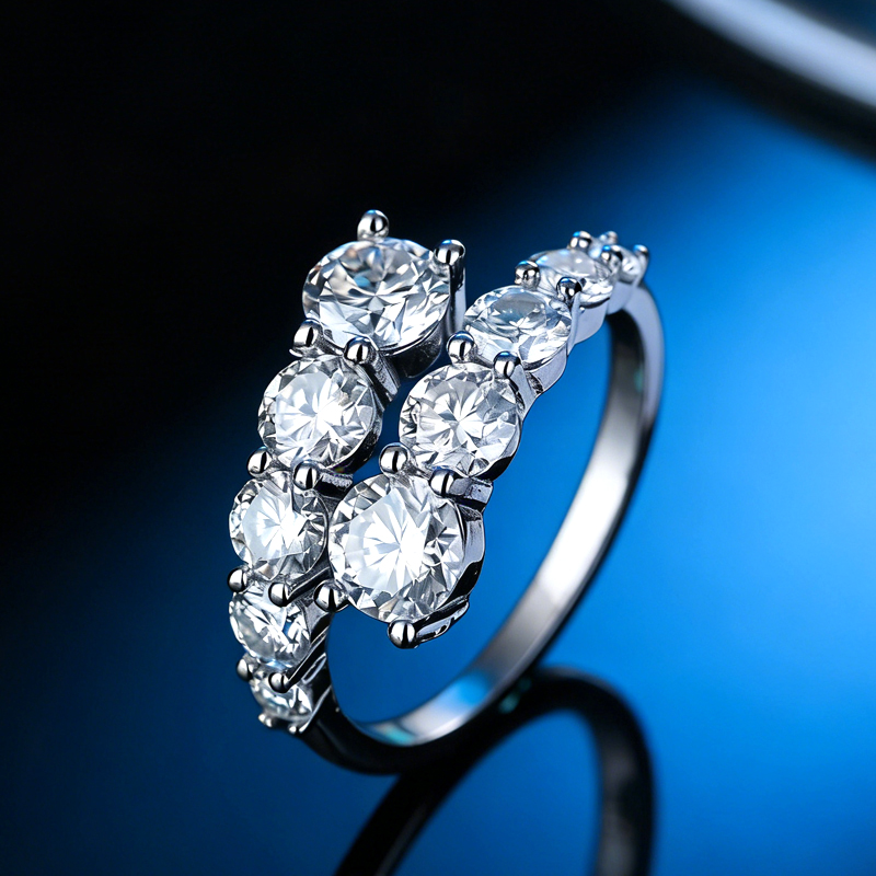 Cincin Perak S925 3.0mm Moissa - Vs Smartwatch ulasan dan harga