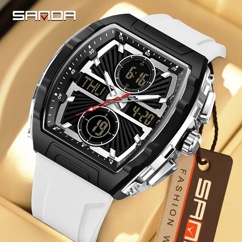SANDA Jam Tangan Pria Tren Fas - Smartwatch Trending Watches For Men ulasan dan harga