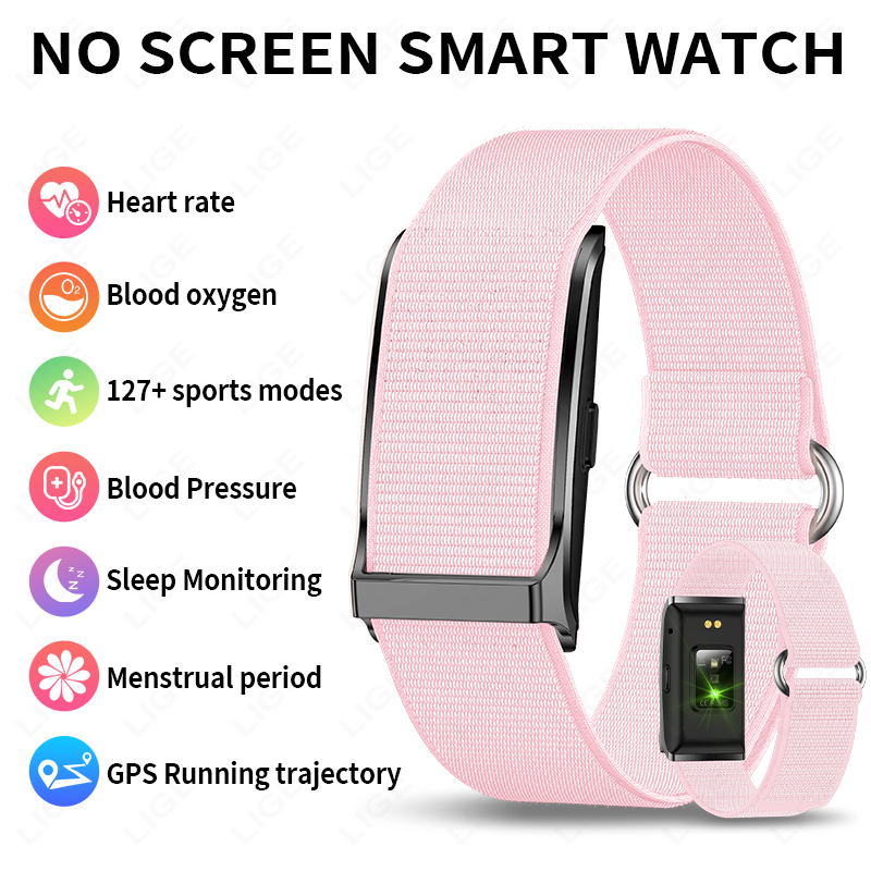 LIGE jam tangan pintar kebugar - Smartwatch Digital Watches For Women ulasan dan harga