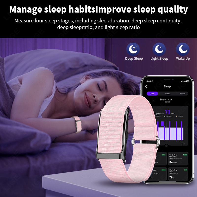 LIGE jam tangan pintar kebugar - Smartwatch Digital Watches For Women ulasan dan harga