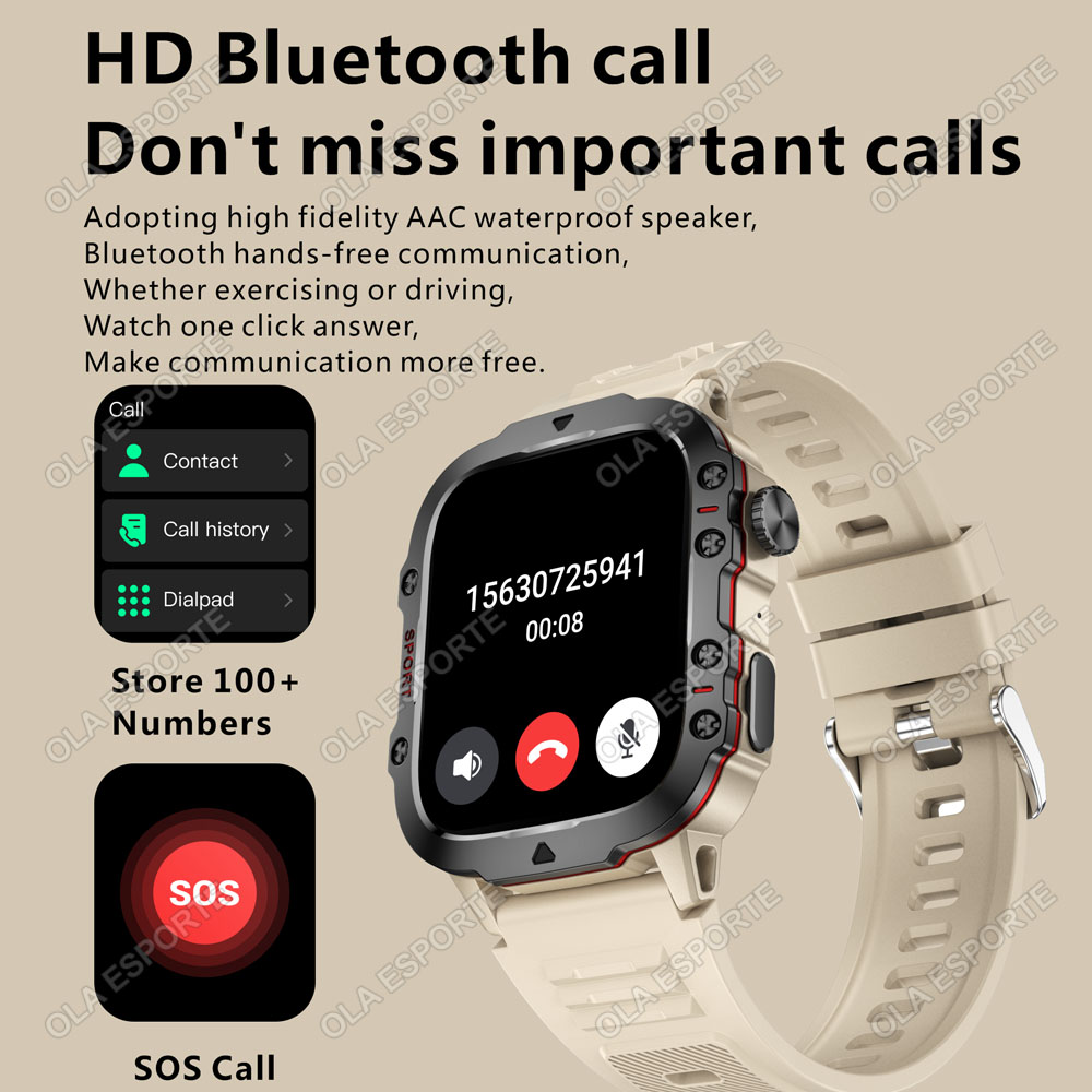 Jam Tangan Pintar Militer Baru - Watch Iwo ulasan dan harga
