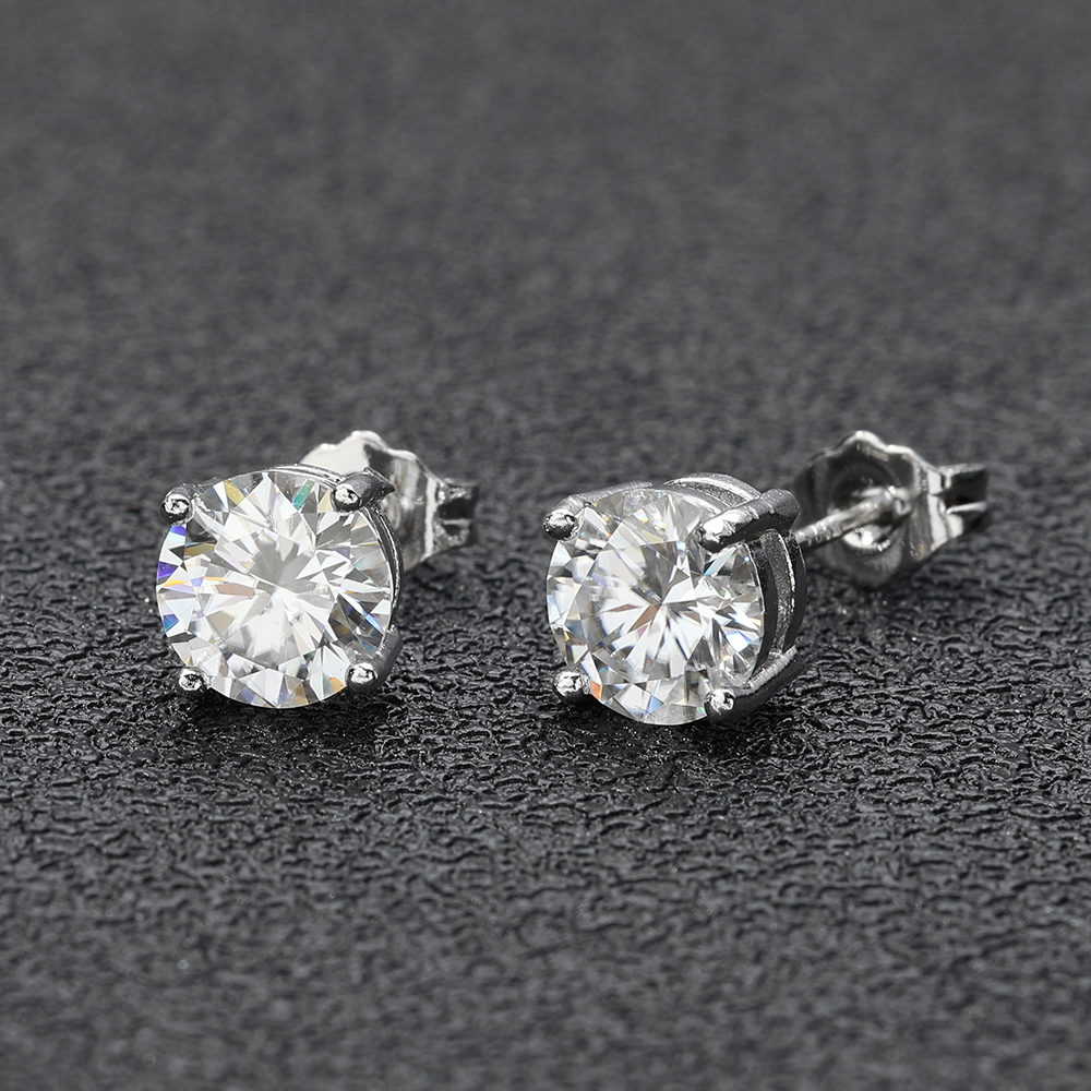 Anting-anting klasik Moissanit - Vs Smartwatch ulasan dan harga