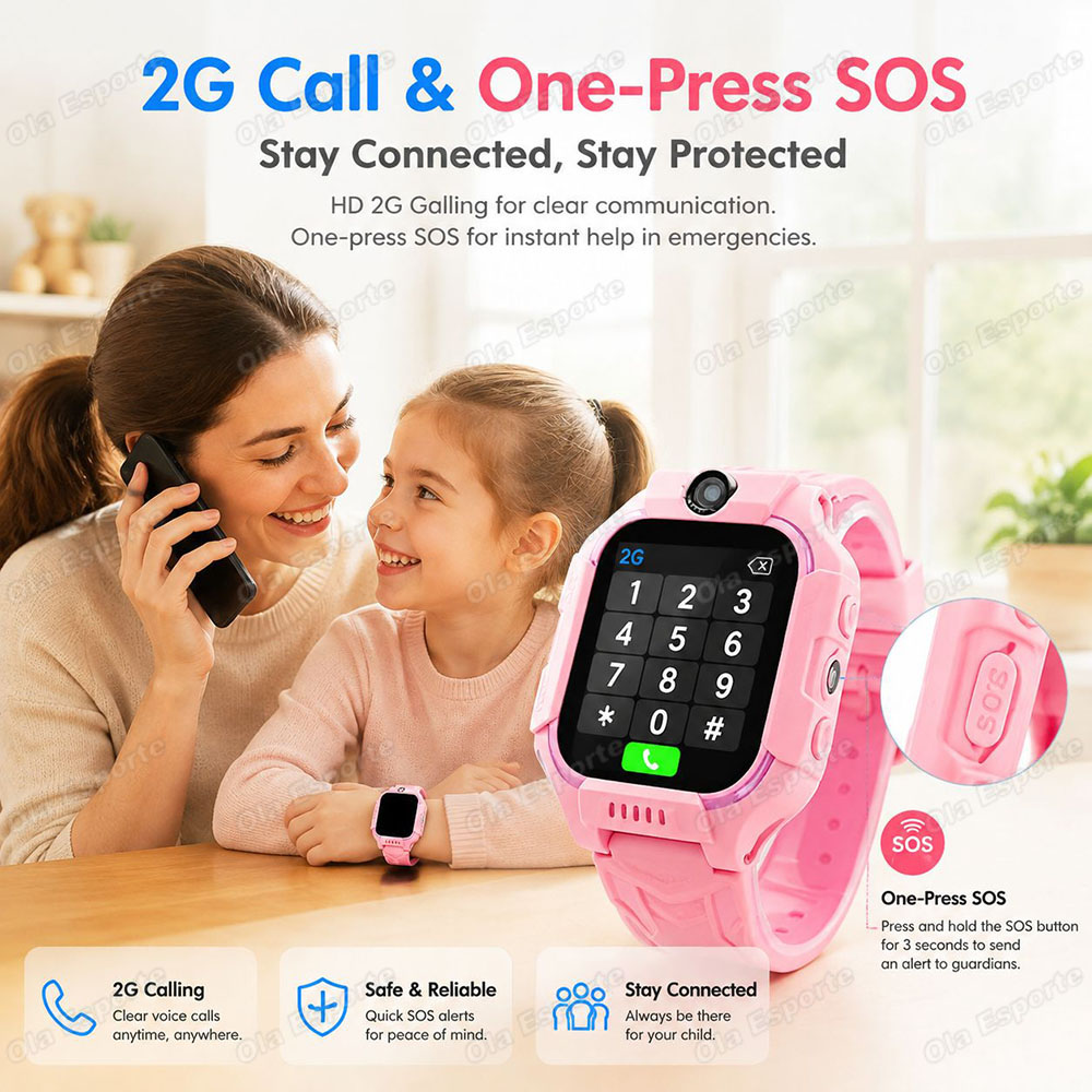 Jam Tangan Pintar GPS Anak 5G  - Smartwatch Watches Gift For Boys With Gps ulasan dan harga