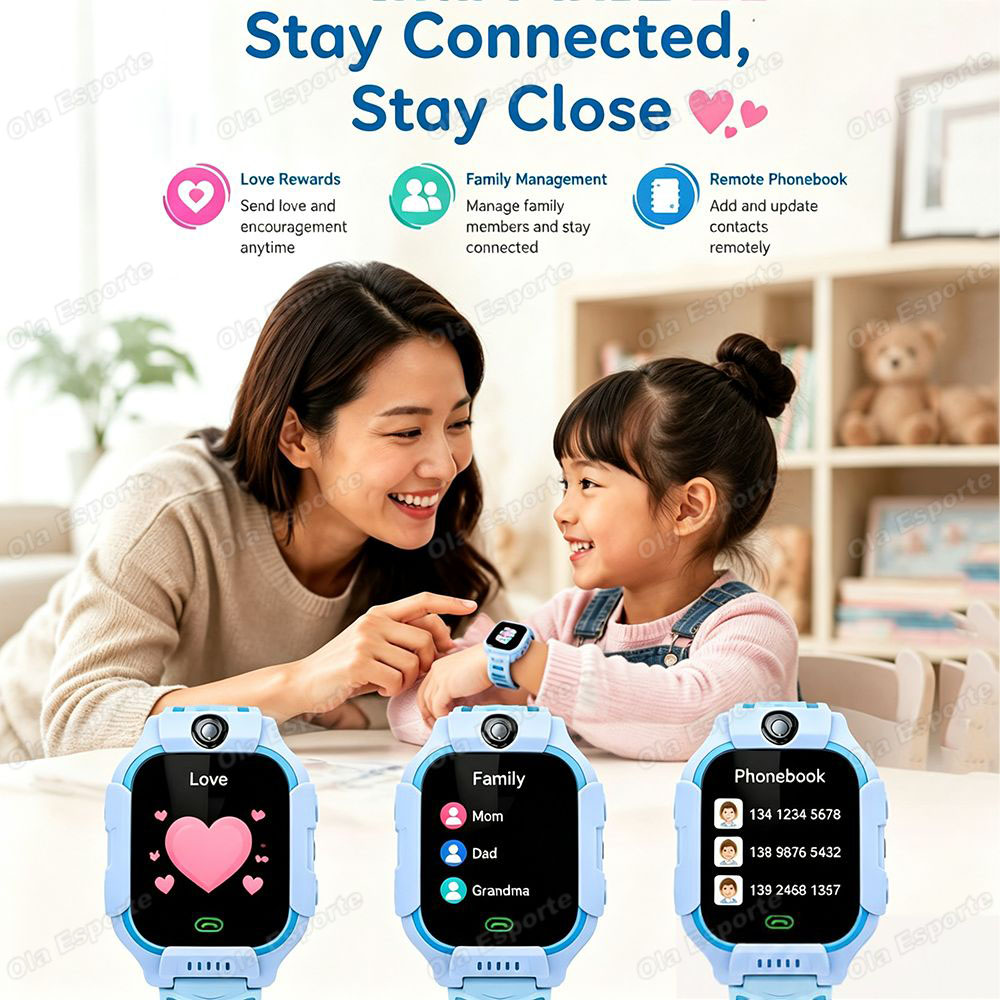 Jam Tangan Pintar GPS Anak 5G  - Smartwatch Watches Gift For Boys With Gps ulasan dan harga
