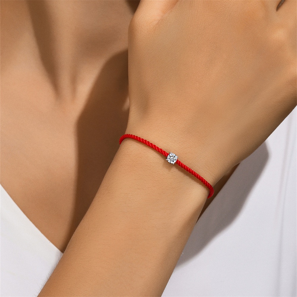 Gelang Tali Merah Perak Sterli - Vs Smartwatch ulasan dan harga