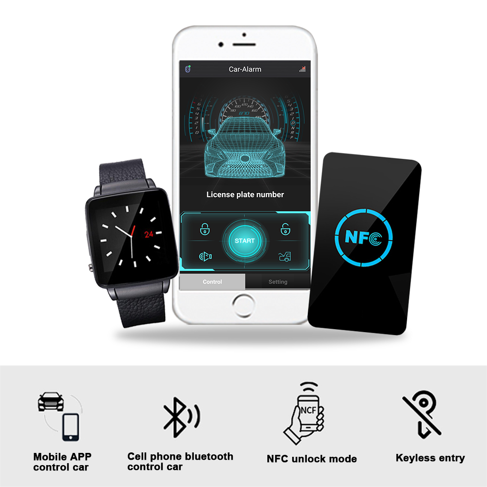 Jam tangan ponsel NFC yang dim - Smartwatch Phone Watches ulasan dan harga