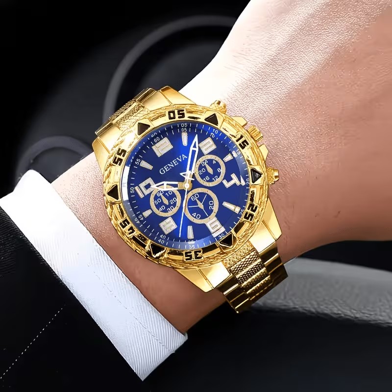 2Pcs Jam Tangan Pria Mewah Mod - Smartwatch Watches Birthday Gift For Men ulasan dan harga