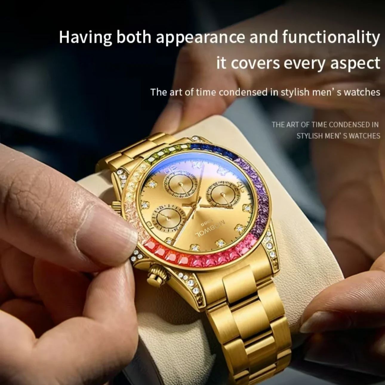 MOBWOL Jam Tangan Pria Baru, J - Smartwatch New Watches For Men ulasan dan harga