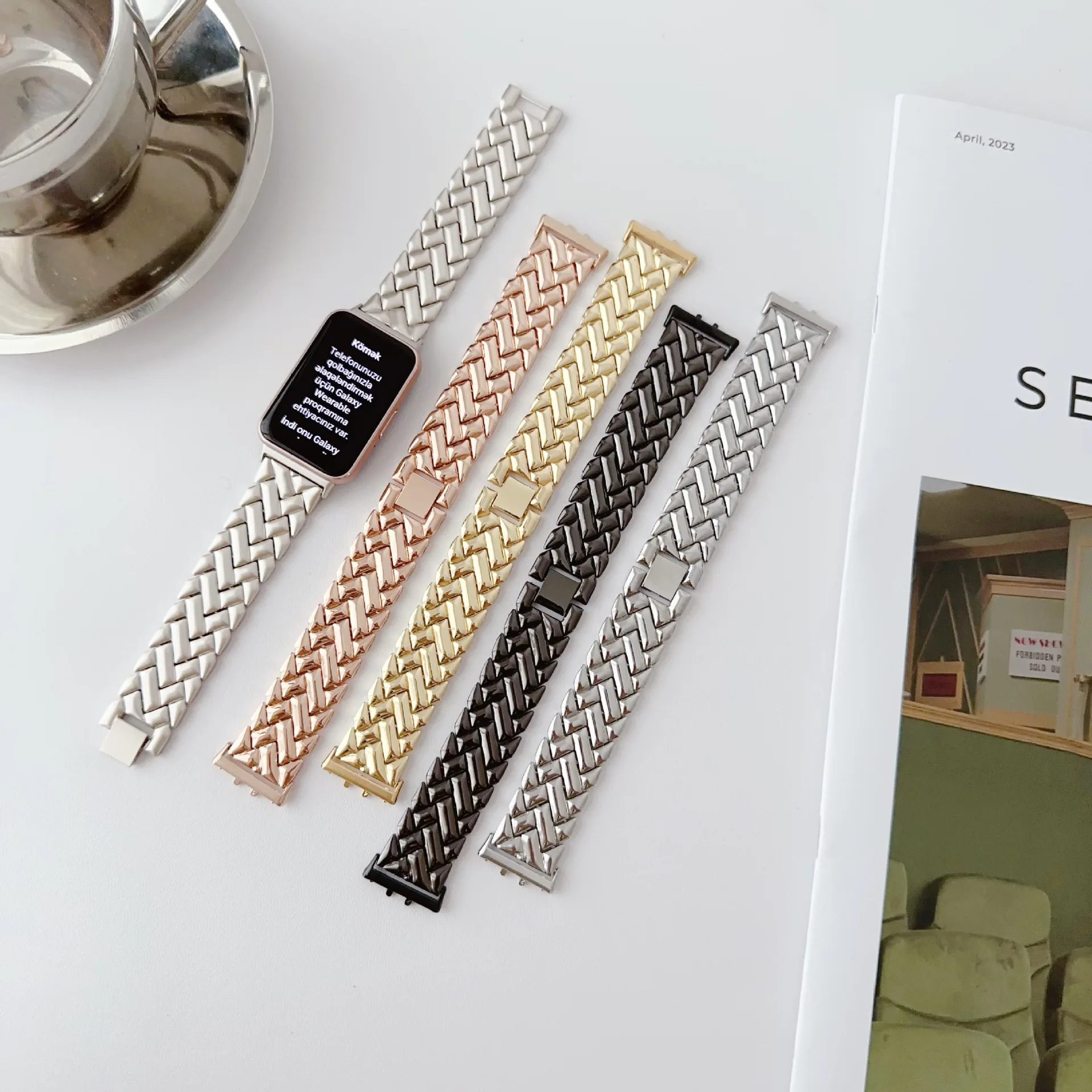 Tali Logam Gelang Baru untuk S - Smartwatch New Watches For Men ulasan dan harga