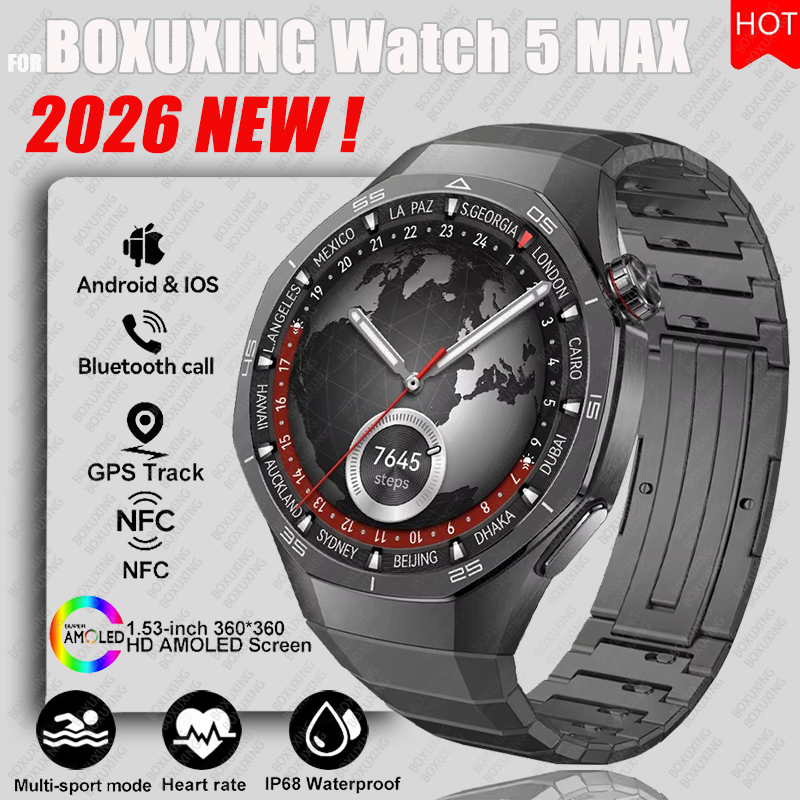 Jam Tangan BOXUXING 5 MAX 2026 - Smartwatch Health Watches For Women ulasan dan harga
