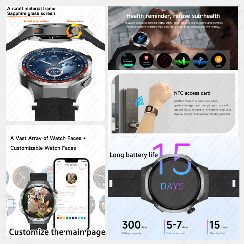 Jam Tangan BOXUXING 5 MAX 2026 - Smartwatch Health Watches For Women ulasan dan harga