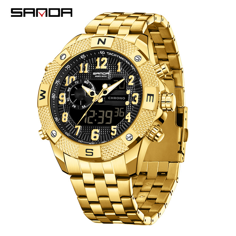 Jam tangan elektronik SANDA, t - Smartwatch Trending Watches For Men ulasan dan harga