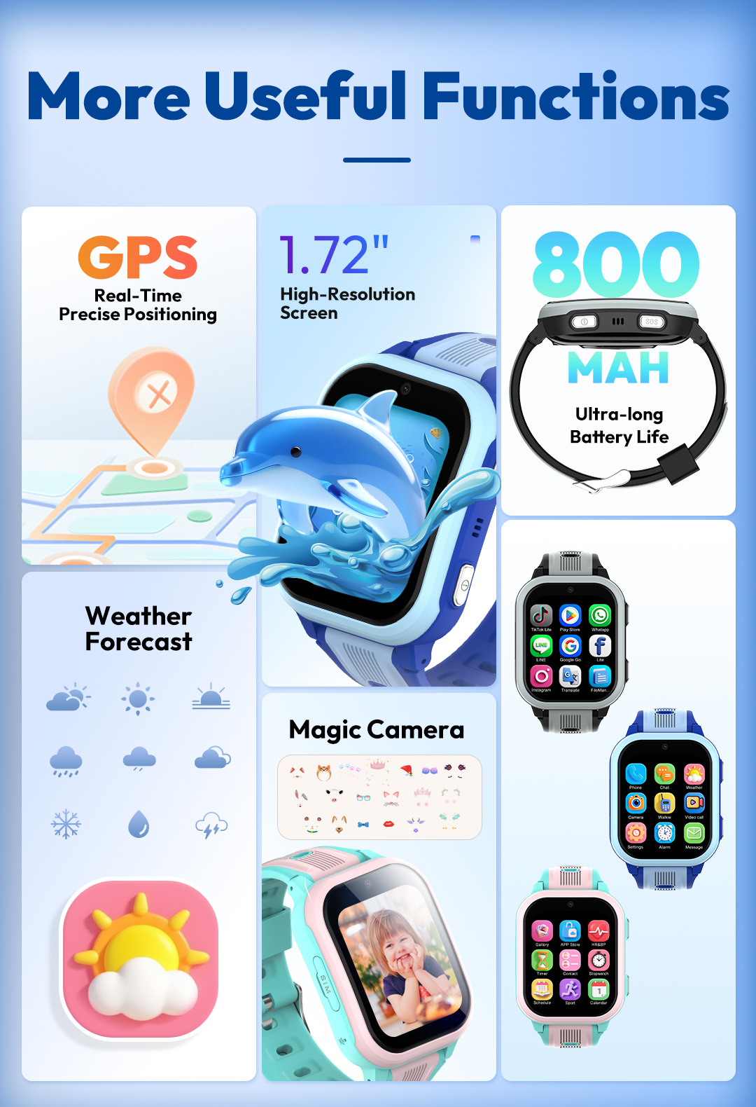 Jam Tangan Pintar KT41 - Jam T - Smartwatch Watches Gift For Boys With Gps ulasan dan harga
