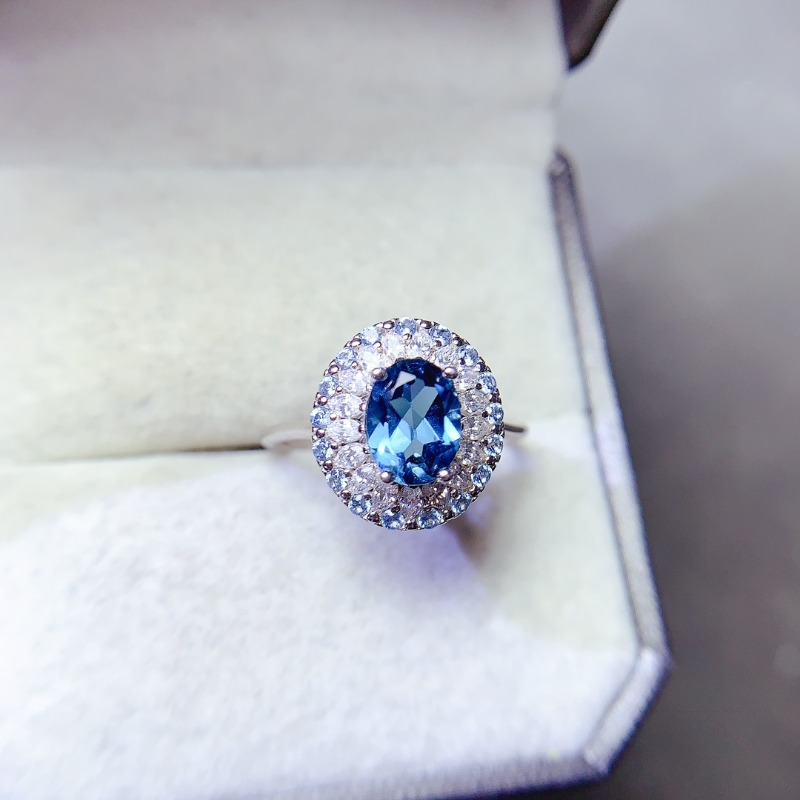 Cincin Topaz biru London murni - Vs Smartwatch ulasan dan harga