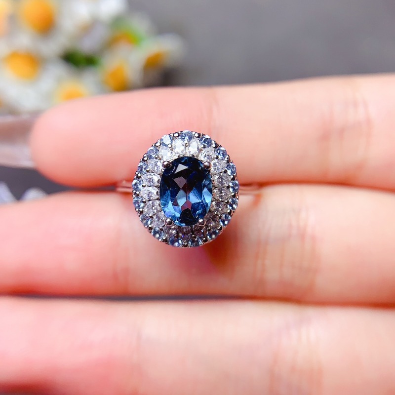 Cincin Topaz biru London murni - Vs Smartwatch ulasan dan harga