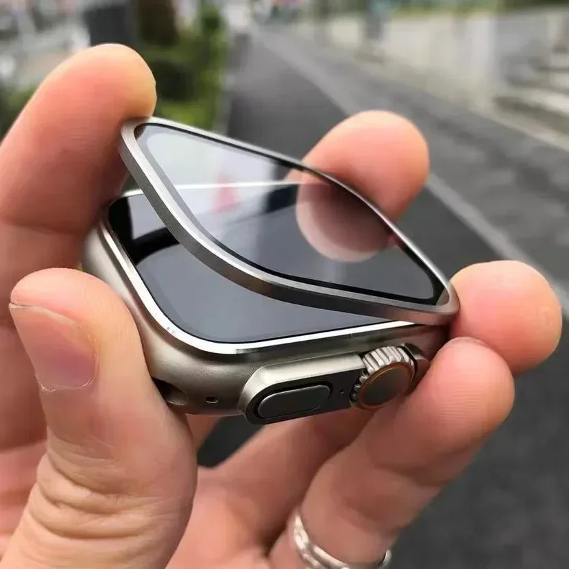Casing Aloi Aluminium + Kaca T - Smartwatch Watches For Men ulasan dan harga