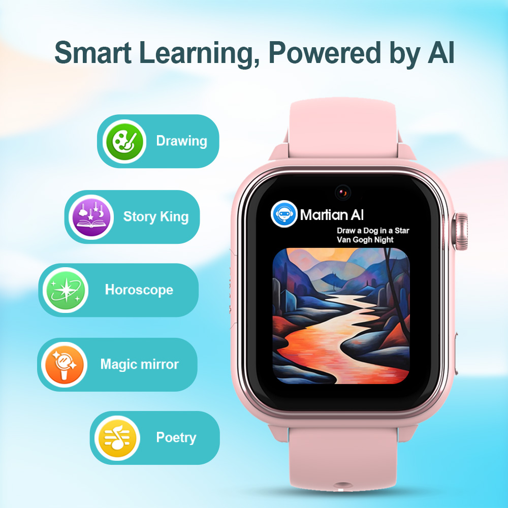Jam Tangan Pintar GPS Wonlex K - Smartwatch Digital Watches For Kids ulasan dan harga
