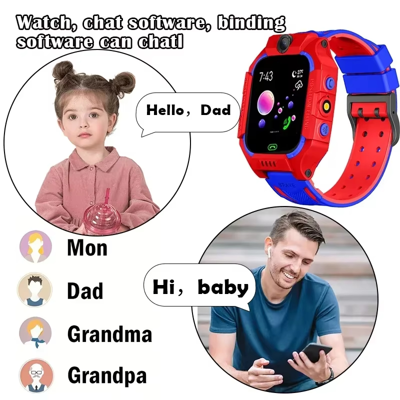 Jam Tangan Pintar Kamera Anak  - Smartwatch Watches Gift For Boys With Gps ulasan dan harga