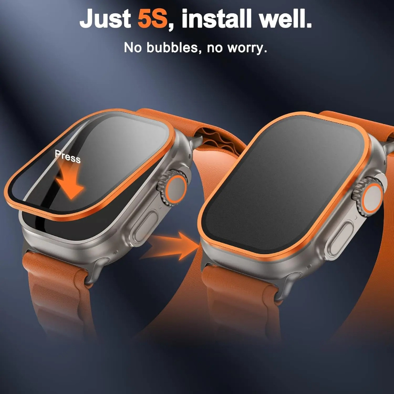 Kaca Tempered untuk Apple Watc - Smartwatch Watches For Men ulasan dan harga